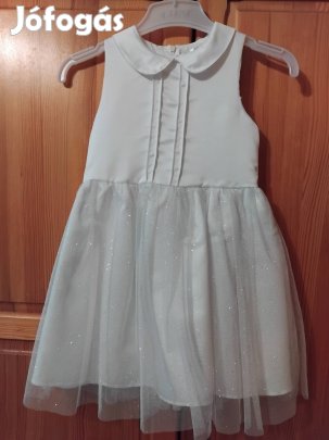116-os fehér alkalmi kislány ruha