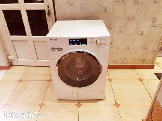 1185.Üzemóra! Miele W1 Twindos Wifis 9 kg Mosógep!