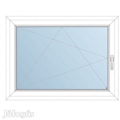 118x98 Műanyag ablak / Bukónyíló / 2 réteg üvegezés