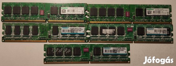 11X 1GB DDR2 PC Ram vegyesen egyben