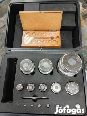 11 111 gr-os M1 osztály pontosságú súly készlet Eladó