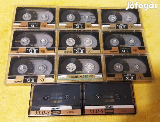 11 darab kromos Maxell kazetták jó állapotban eladók!