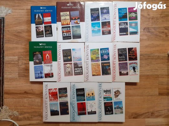 11 kötet a Válogatott Könyvek sorozatából