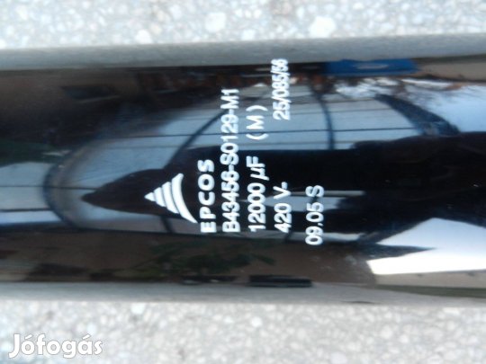 12000uf 420voltos elektrolit kondenzátor