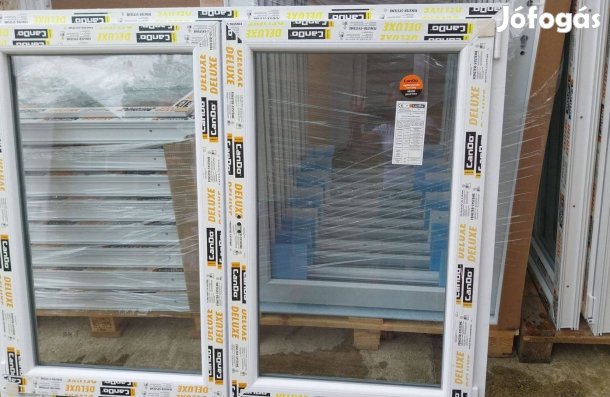 120*150, 150*120 műanyag ablak kétszrnyú 74.000.-Ft