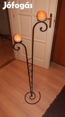 120 centiméter magas vas gyertyatartó