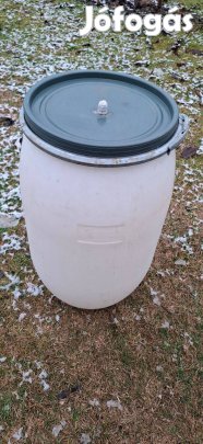 120l-es cefre műanyaghordó eladó
