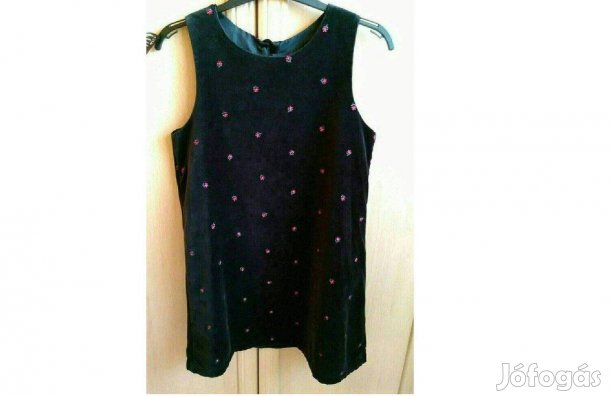 122 128 Bársony alkalmi ruha alábélelt hibátlan