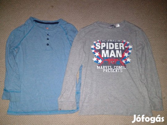 122-128 Spiderman hosszú ujjú felső