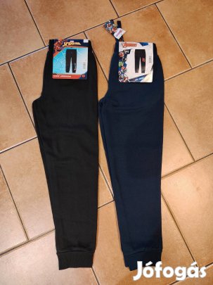 122-128-as Új fiú szabadidő nadrágok 2db 