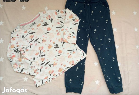 122-128-as kislány ruhacsomag 14 db-os
