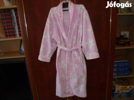 122-128-as lány plüss fürdőköpeny köntös