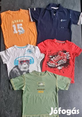 122-128-as trikó és póló csomag (az alsó 3: Rebel, F&F, Next)