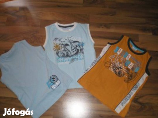 122-es fiú ujjatlan pólók