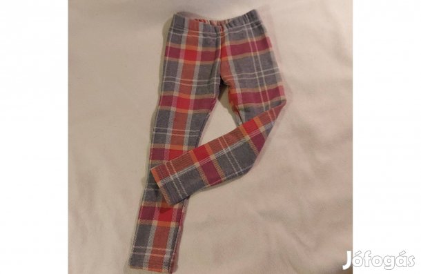 122-es méretű, plüss anyaggal bélelt kislány leggings