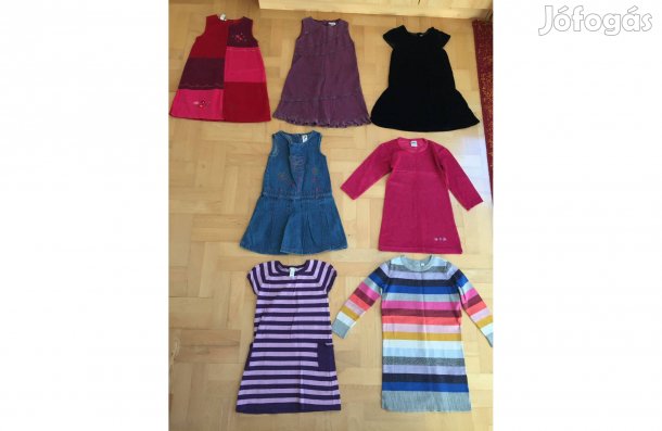 122-s kislány tavaszi ruha, pulcsiruha elegáns ruha