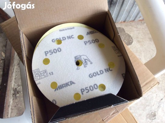 125-ös körpapír Mirka GOLD P500 as tépőzáras csiszolókorong