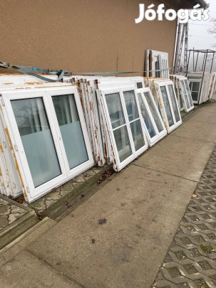 1270x1240 bontott műanyag ablakok nagy méret választékban eladók!