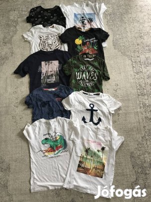 128/134-es H&M, Reserved fiú pólócsomag