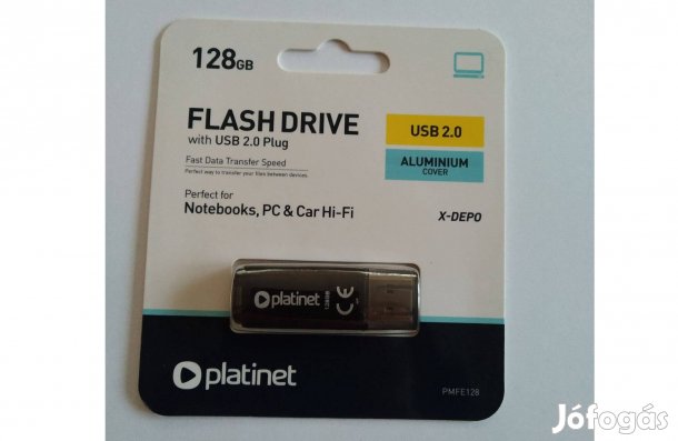 128 GB új Platinet pendrive, flashdrive