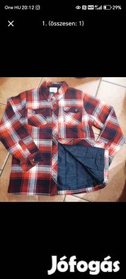 128-as Új fiú bélelt ing 