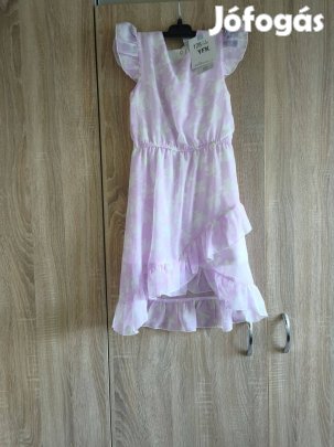 128-as lila elegáns lányka ruha új bontatlan