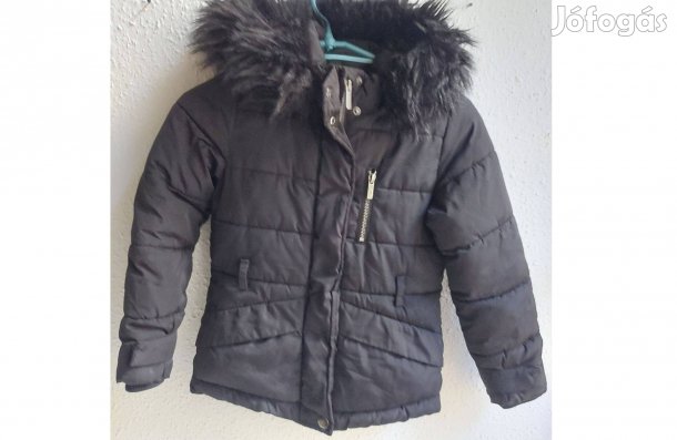 128-as méretű C&A márkájú fekete kislány dzseki, tökéletes állapotban