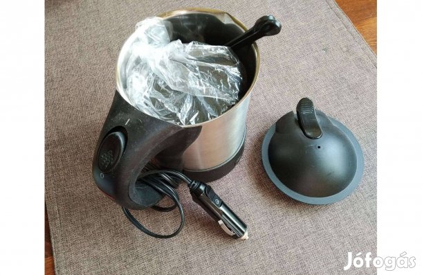 12V Úti kemping vízforraló kávé tea főző praktikus, tartós strapabíró