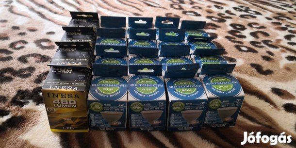 12V-os Spot LED fényforrások eladóak 20db