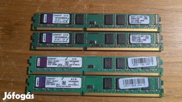 12 GB DDR3 RAM (4 modul) 1333 MHz Kingston