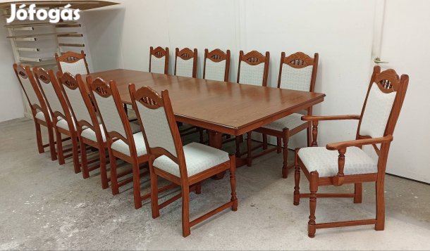 12 Személyes Firenze étkezőgarnitúra, étkező garnitúra asztal, szék 