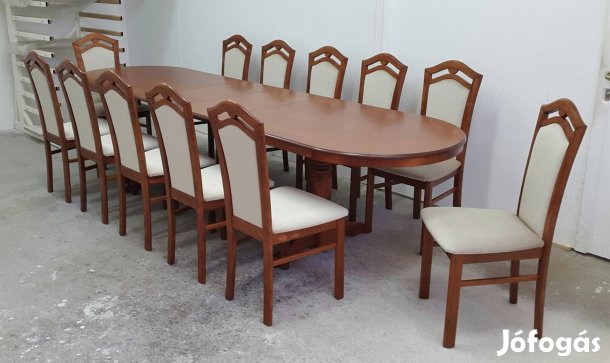 12 Személyes Montana étkezőgarnitúra, étkező garnitúra asztal, szék