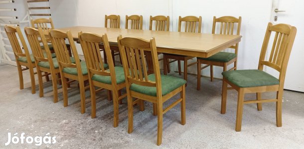 12 Személyes Palermo étkezőgarnitúra, étkező garnitúra asztal, szék 