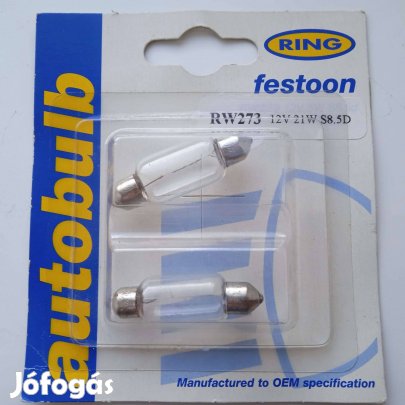 12 V , 21 W-os szofita izzók , új