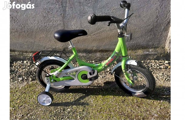 12" Puky kisbicikli, pótkerékkel, szép állapotban eladó