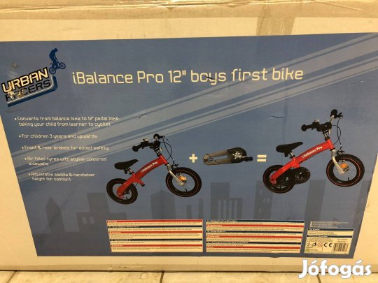 12"-os - kettő az egyben - fútóbicikli és bicikli