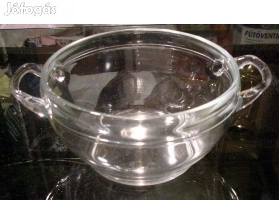 12 cm átmérőjű üveg tál Újpest központ közelébe müzlis tál salátás tál