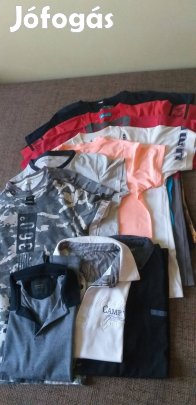 12 darab fiú rövidujjú póló csomag 158 164