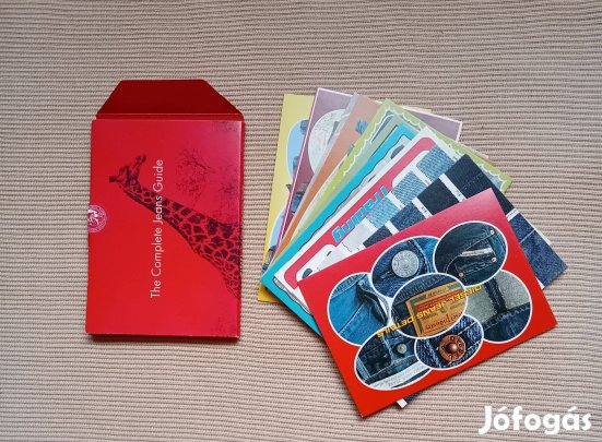 12 db Diesel reklám képeslapgyűjtemény dobozában 1996-ból, postatiszta