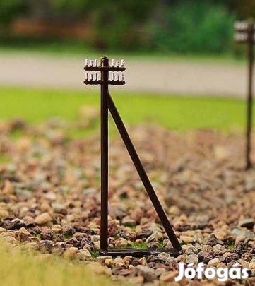 12 db Fa jellegŰ Telegraph oszlop 7,5cm-es A-type  (4138)