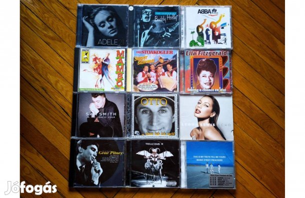 12 db Vegyes műfajú, hibátlan CD. Egyben eladó . Tokok töröttek