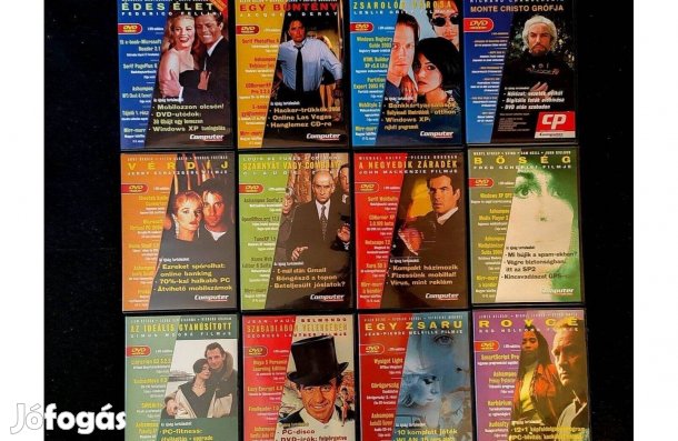 12 db. 2004-es DVD filmek Computer Panorama