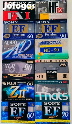 12 db bontatlan magnókazetta egyben eladó
