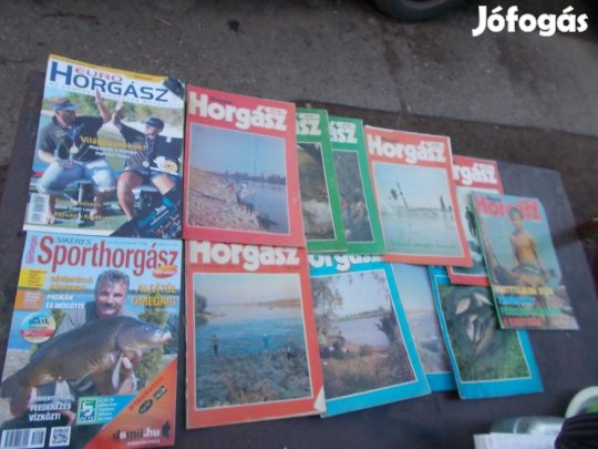 12 db horgász újság magazin egyben