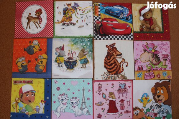 12 db mese szalvéta