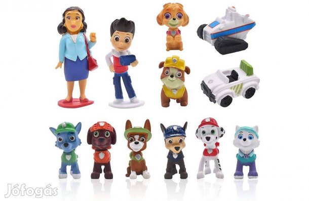 12 db-os Mancs őrjárat jellegű figura szett