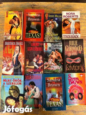 12 db-os romantikus könyvcsomag