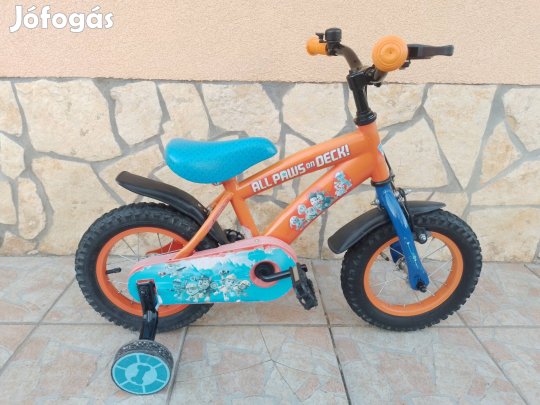 12-es Kontrafékes gyerek kerékpár bicikli.