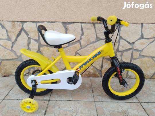 12-es Spider Man gyerek kerékpár bicikli. 
