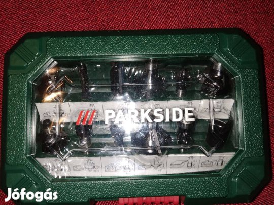 12 részes felsőmaró készlet tároló kofferben - 8 mm befogó - Szabvány